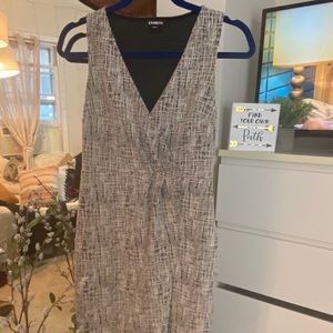 Express gray dress